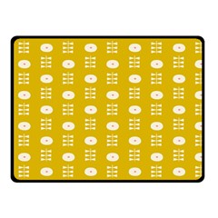 Circle Polka Chevron Orange Pink Spot Dots Double Sided Fleece Blanket (small)  by Mariart