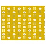 Circle Polka Chevron Orange Pink Spot Dots Double Sided Flano Blanket (Medium)  60 x50  Blanket Front