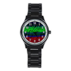 Cells Rainbow Stainless Steel Round Watch by Mariart