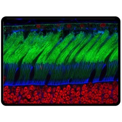 Cells Rainbow Double Sided Fleece Blanket (large) 