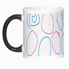 Circles Featured Pink Blue Morph Mugs by Mariart