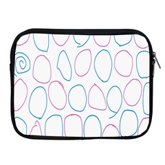 Circles Featured Pink Blue Apple Ipad 2/3/4 Zipper Cases by Mariart