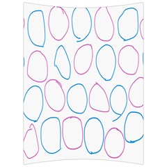 Circles Featured Pink Blue Back Support Cushion by Mariart