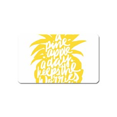 Cute Pineapple Yellow Fruite Magnet (name Card)