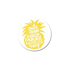 Cute Pineapple Yellow Fruite Golf Ball Marker (4 Pack) by Mariart