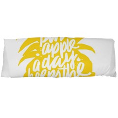 Cute Pineapple Yellow Fruite Body Pillow Case Dakimakura (two Sides) by Mariart