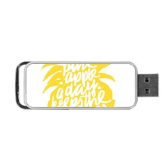 Cute Pineapple Yellow Fruite Portable Usb Flash (one Side) by Mariart