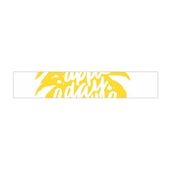 Cute Pineapple Yellow Fruite Flano Scarf (mini) by Mariart