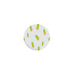 Cute Pineapple Fruite Yellow Green 1  Mini Buttons by Mariart