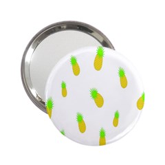 Cute Pineapple Fruite Yellow Green 2 25  Handbag Mirrors by Mariart