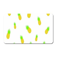 Cute Pineapple Fruite Yellow Green Magnet (rectangular)