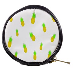 Cute Pineapple Fruite Yellow Green Mini Makeup Bags by Mariart