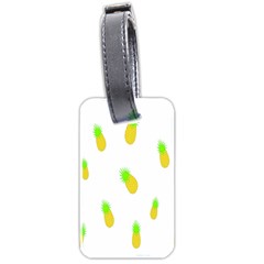 Cute Pineapple Fruite Yellow Green Luggage Tags (two Sides) by Mariart