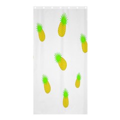 Cute Pineapple Fruite Yellow Green Shower Curtain 36  X 72  (stall) 