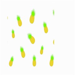 Cute Pineapple Fruite Yellow Green Small Garden Flag (two Sides)