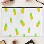 Cute Pineapple Fruite Yellow Green Cosmetic Bag (XXXL)  Front