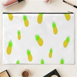 Cute Pineapple Fruite Yellow Green Cosmetic Bag (XXXL)  Back