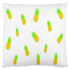 Cute Pineapple Fruite Yellow Green Standard Flano Cushion Case (one Side) by Mariart