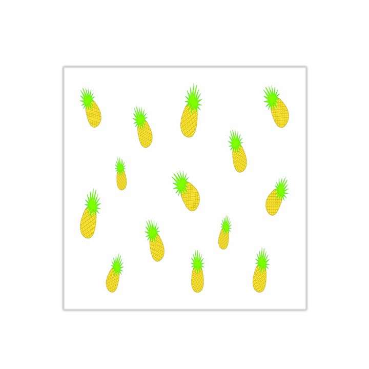 Cute Pineapple Fruite Yellow Green Satin Bandana Scarf