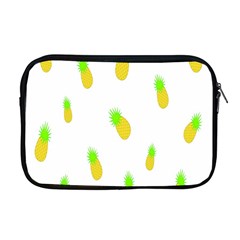 Cute Pineapple Fruite Yellow Green Apple Macbook Pro 17  Zipper Case by Mariart