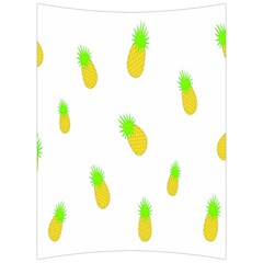 Cute Pineapple Fruite Yellow Green Back Support Cushion by Mariart