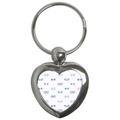 Cute Sexy Funny Sunglasses Kids Pink Blue Key Chains (heart) 