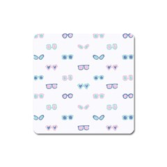 Cute Sexy Funny Sunglasses Kids Pink Blue Square Magnet