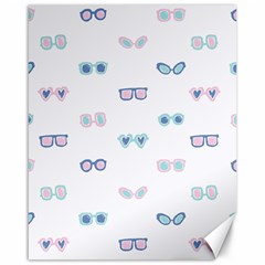 Cute Sexy Funny Sunglasses Kids Pink Blue Canvas 16  X 20  