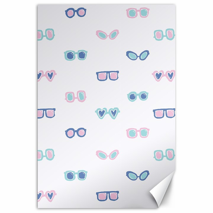 Cute Sexy Funny Sunglasses Kids Pink Blue Canvas 20  x 30  