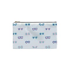 Cute Sexy Funny Sunglasses Kids Pink Blue Cosmetic Bag (small) 