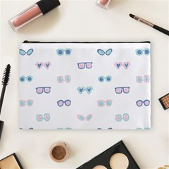 Cute Sexy Funny Sunglasses Kids Pink Blue Cosmetic Bag (large)  by Mariart