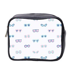 Cute Sexy Funny Sunglasses Kids Pink Blue Mini Toiletries Bag 2-side