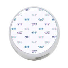 Cute Sexy Funny Sunglasses Kids Pink Blue 4-port Usb Hub (two Sides)  by Mariart