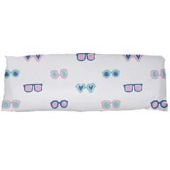 Cute Sexy Funny Sunglasses Kids Pink Blue Body Pillow Case Dakimakura (two Sides) by Mariart