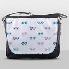 Cute Sexy Funny Sunglasses Kids Pink Blue Messenger Bags