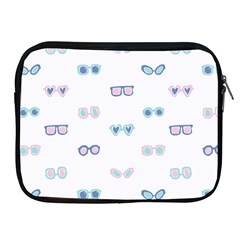 Cute Sexy Funny Sunglasses Kids Pink Blue Apple Ipad 2/3/4 Zipper Cases by Mariart