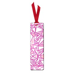 Conversational Triangles Pink White Small Book Marks