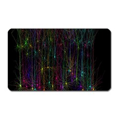 Brain Cell Dendrites Magnet (rectangular) by Mariart