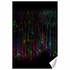 Brain Cell Dendrites Canvas 24  X 36  by Mariart