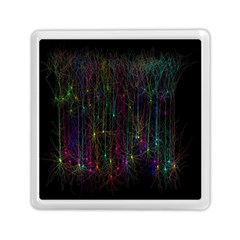 Brain Cell Dendrites Memory Card Reader (square)  by Mariart