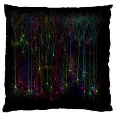 Brain Cell Dendrites Large Cushion Case (one Side) by Mariart