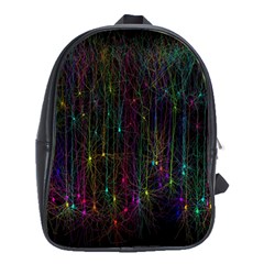 Brain Cell Dendrites School Bag (xl) by Mariart