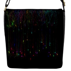 Brain Cell Dendrites Flap Messenger Bag (s) by Mariart