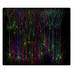 Brain Cell Dendrites Double Sided Flano Blanket (small)  by Mariart