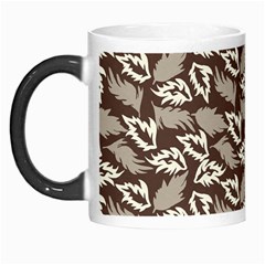 Dried Leaves Grey White Camuflage Summer Morph Mugs