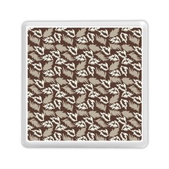 Dried Leaves Grey White Camuflage Summer Memory Card Reader (square) 