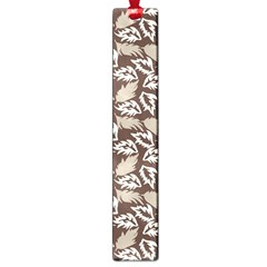 Dried Leaves Grey White Camuflage Summer Large Book Marks by Mariart