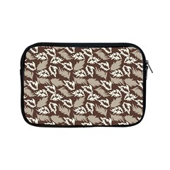 Dried Leaves Grey White Camuflage Summer Apple Ipad Mini Zipper Cases