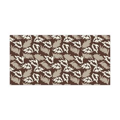 Dried Leaves Grey White Camuflage Summer Yoga Headband by Mariart