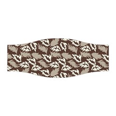 Dried Leaves Grey White Camuflage Summer Stretchable Headband by Mariart